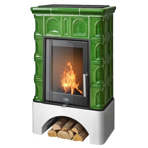 Kachlová kamna ABX Britania exklusive, Moosgrün